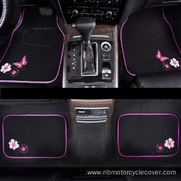 Universal Fit Butterfly and Flower Car Floor Mats